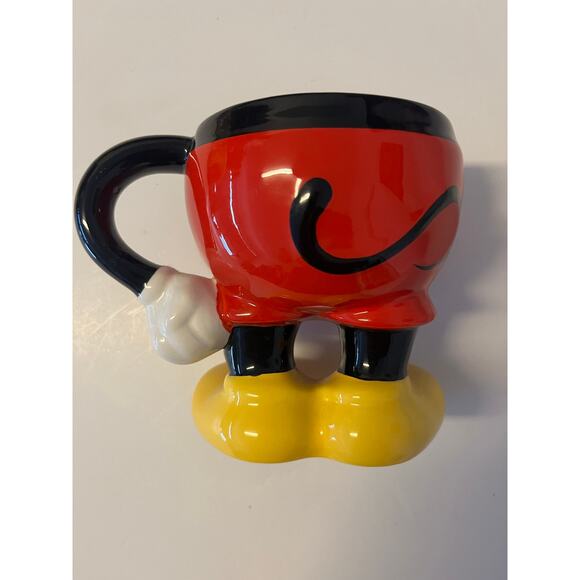 MICKEY MOUSE Pants Feet MUG Coffee Tea CUP DISNEY WORLD Parks & Resorts - Picture 3 of 5